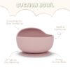 MAIN IMAGE BOWL SILICONE BABY GIFT BASKET- BLUSH PINK