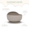 MAIN IMAGE BOWL SILICONE BABY GIFT BASKET- PEBBLE GRAY