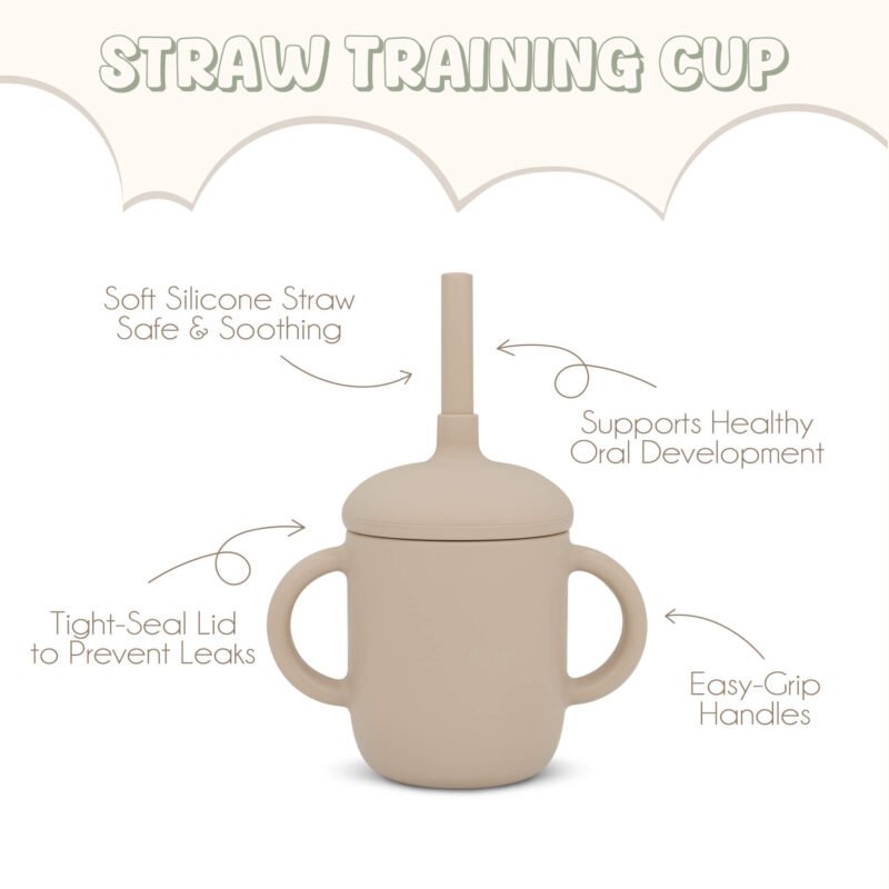 MAIN IMAGE CUP Silicone baby cup beige