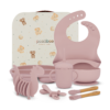 100% Premium Silicone Baby Gift Set Pink